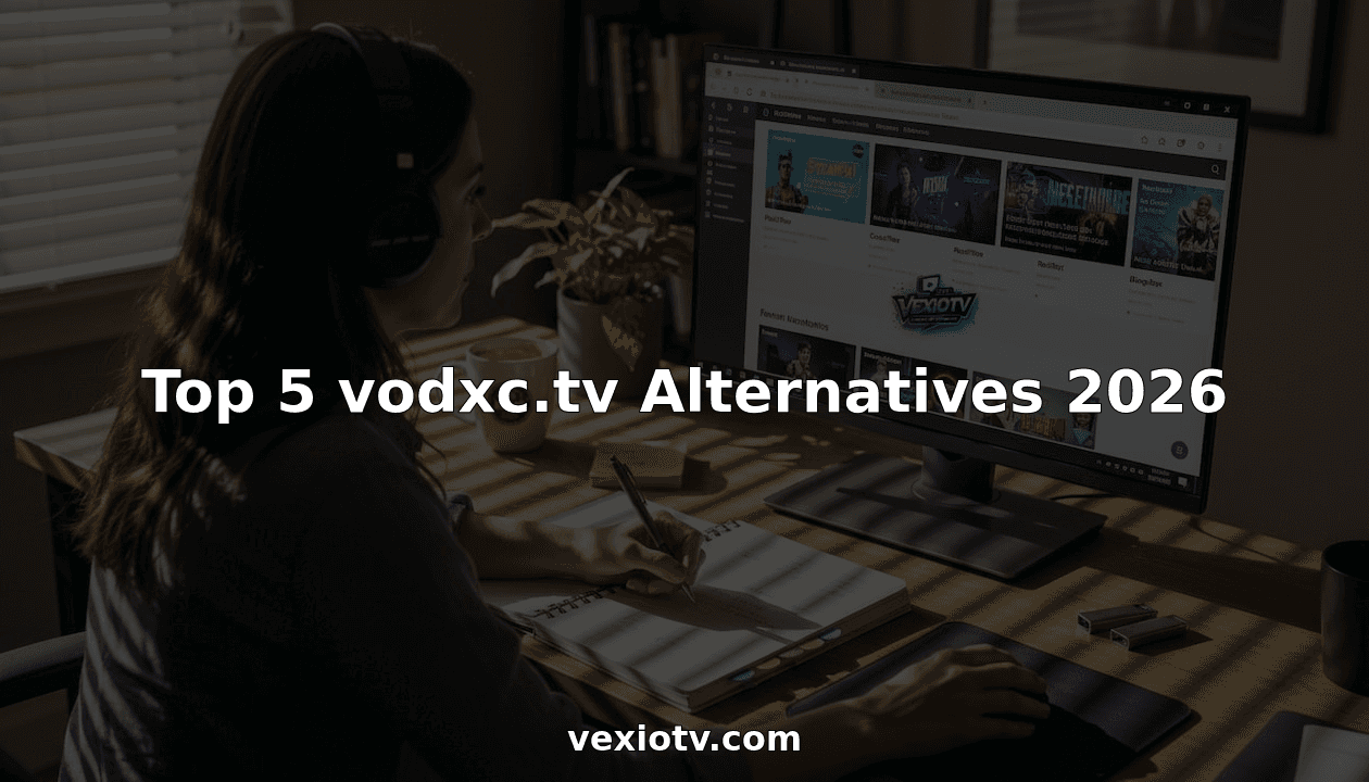 Top 5 vodxc.tv Alternatives 2026