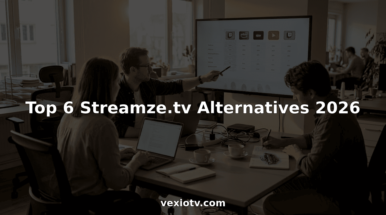 Top 6 Streamze.tv Alternatives 2026